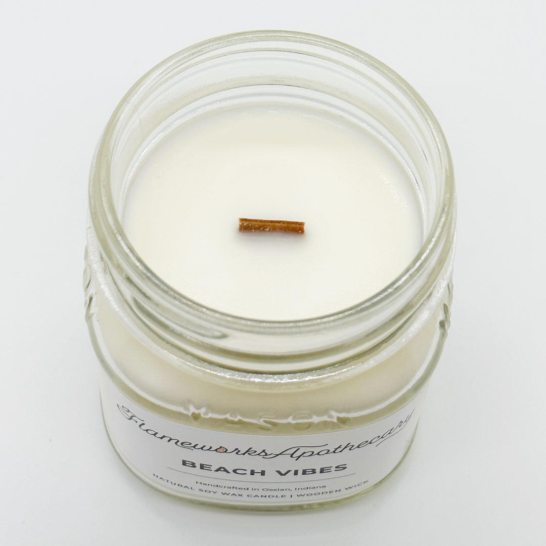 Beach Vibes 8 oz Mason Jar Candle
