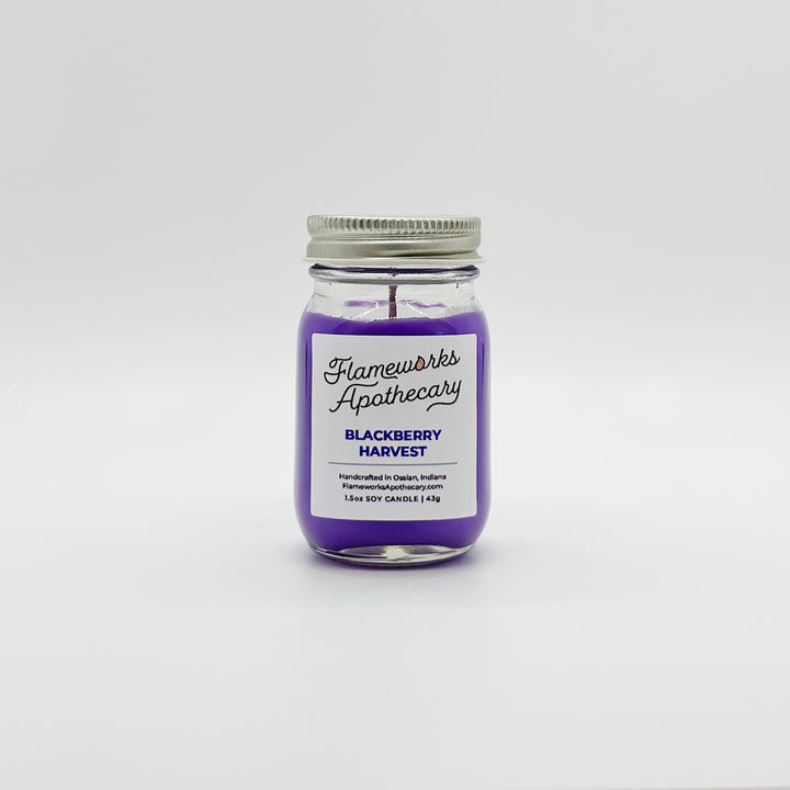 Blackberry Harvest 1.5 oz Mini Mason Jar Candle