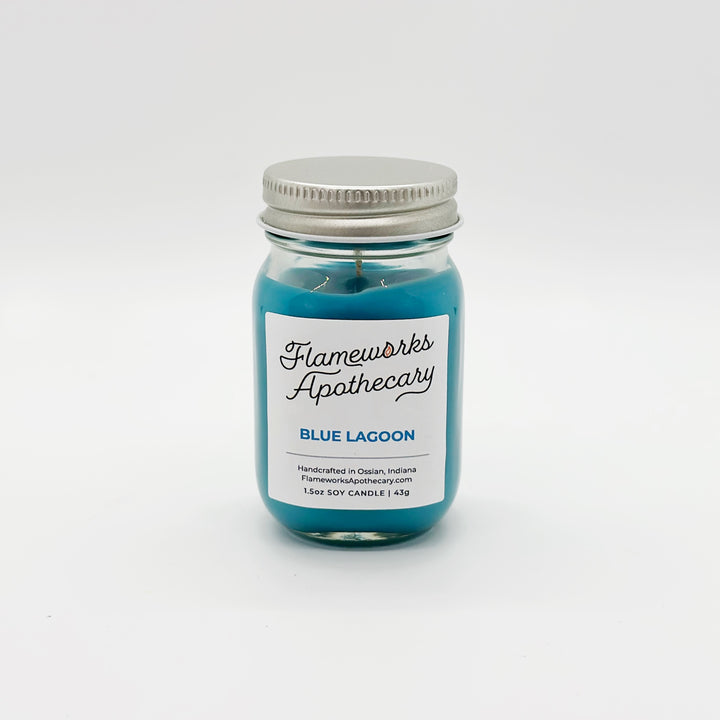 Blue Lagoon 1.5 oz Mini Mason Jar Candle