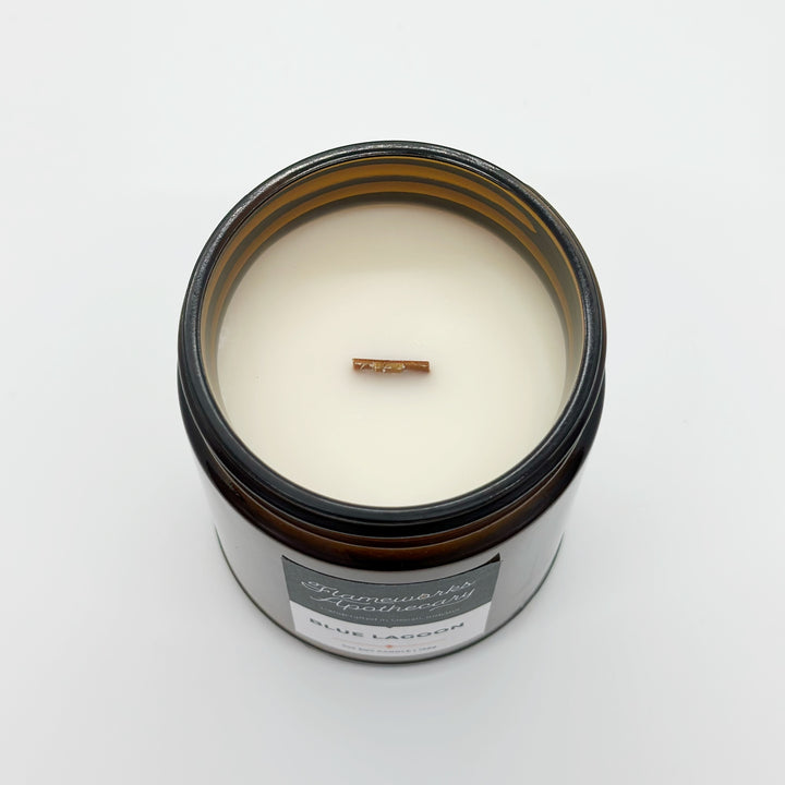Blue Lagoon 7 oz Amber Jar Candle