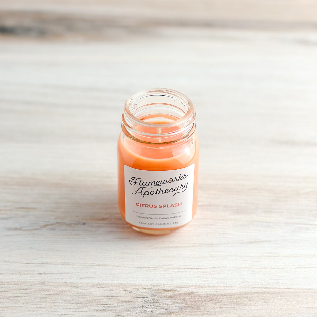 Citrus Splash 1.5 oz Mini Mason Jar Candle