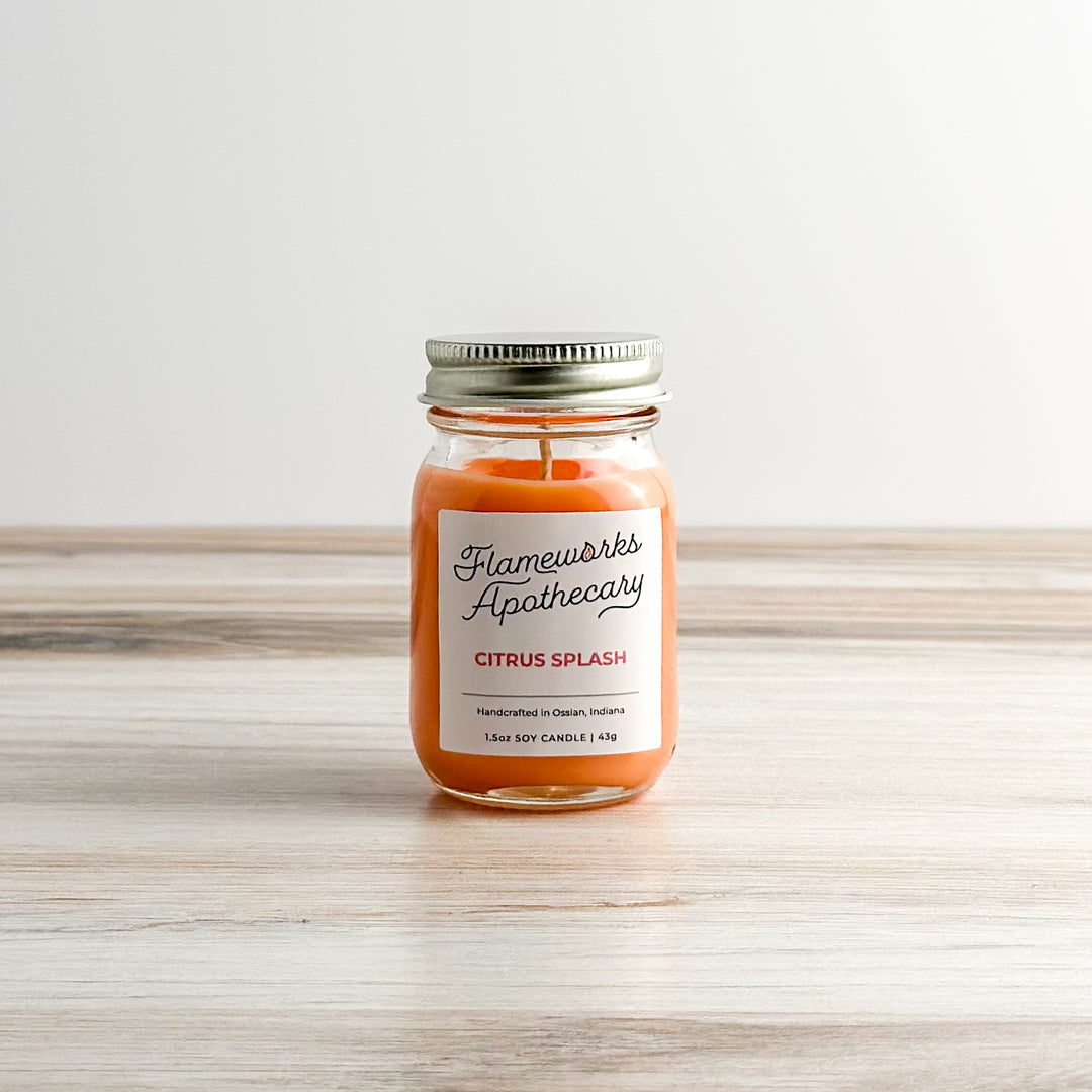 Citrus Splash 1.5 oz Mini Mason Jar Candle