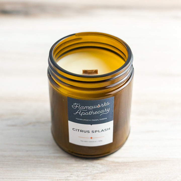 Citrus Splash 7 oz Amber Jar Candle