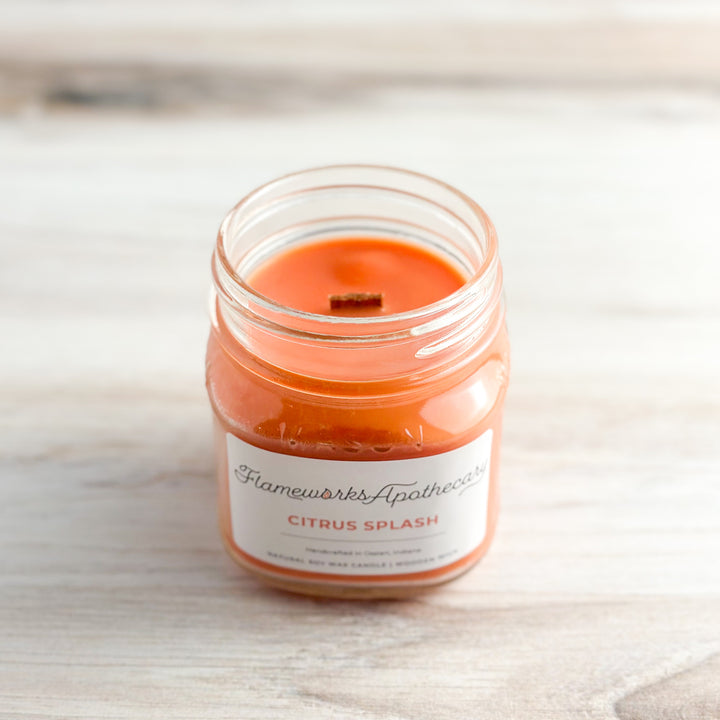 Citrus Splash 8 oz Mason Jar Candle
