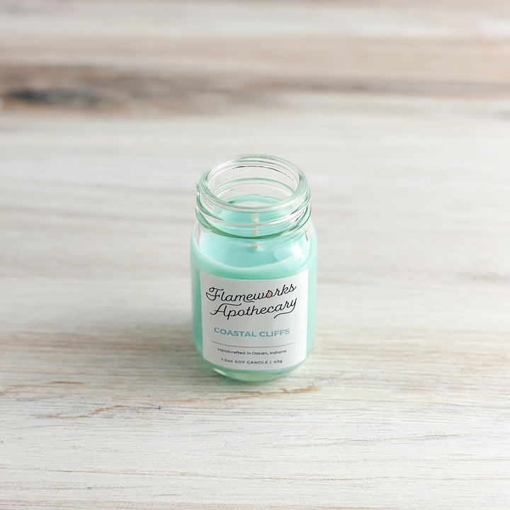 Coastal Cliffs 1.5 oz Mini Mason Jar Candle