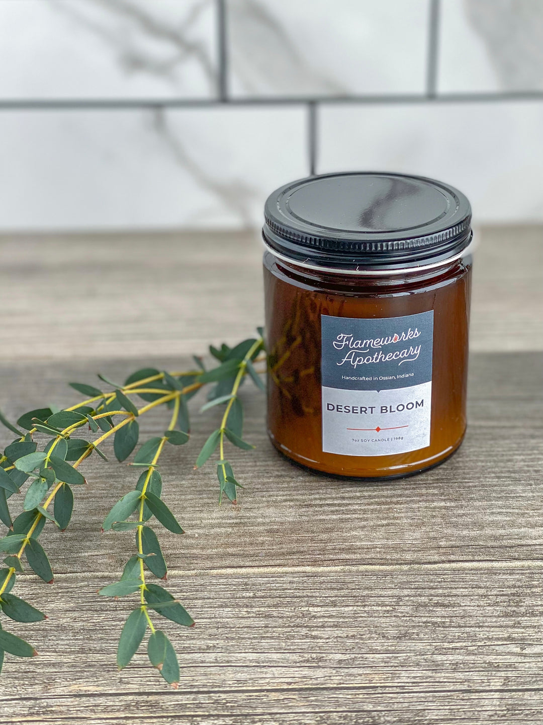 Desert Bloom 7 oz Amber Jar Candle