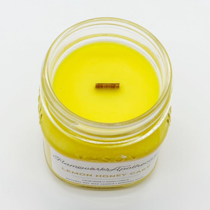 Lemon Honey Cake 8 oz Mason Jar Candle