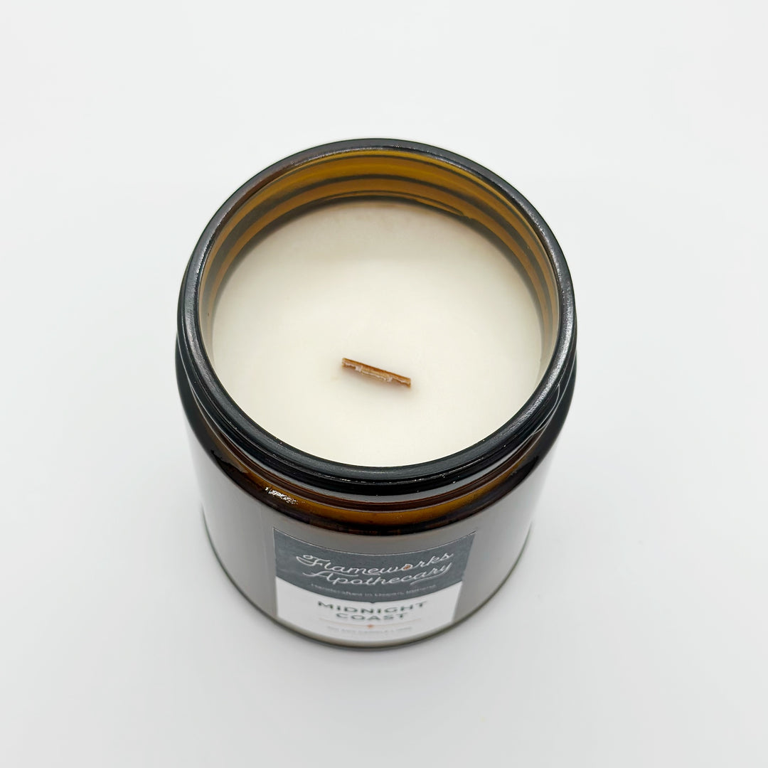 Midnight Coast 7 oz Amber Jar Candle