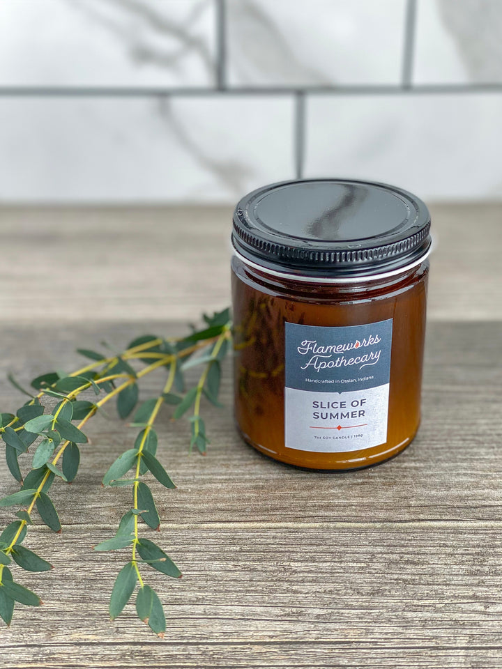 Slice of Summer 7 oz Amber Jar Candle
