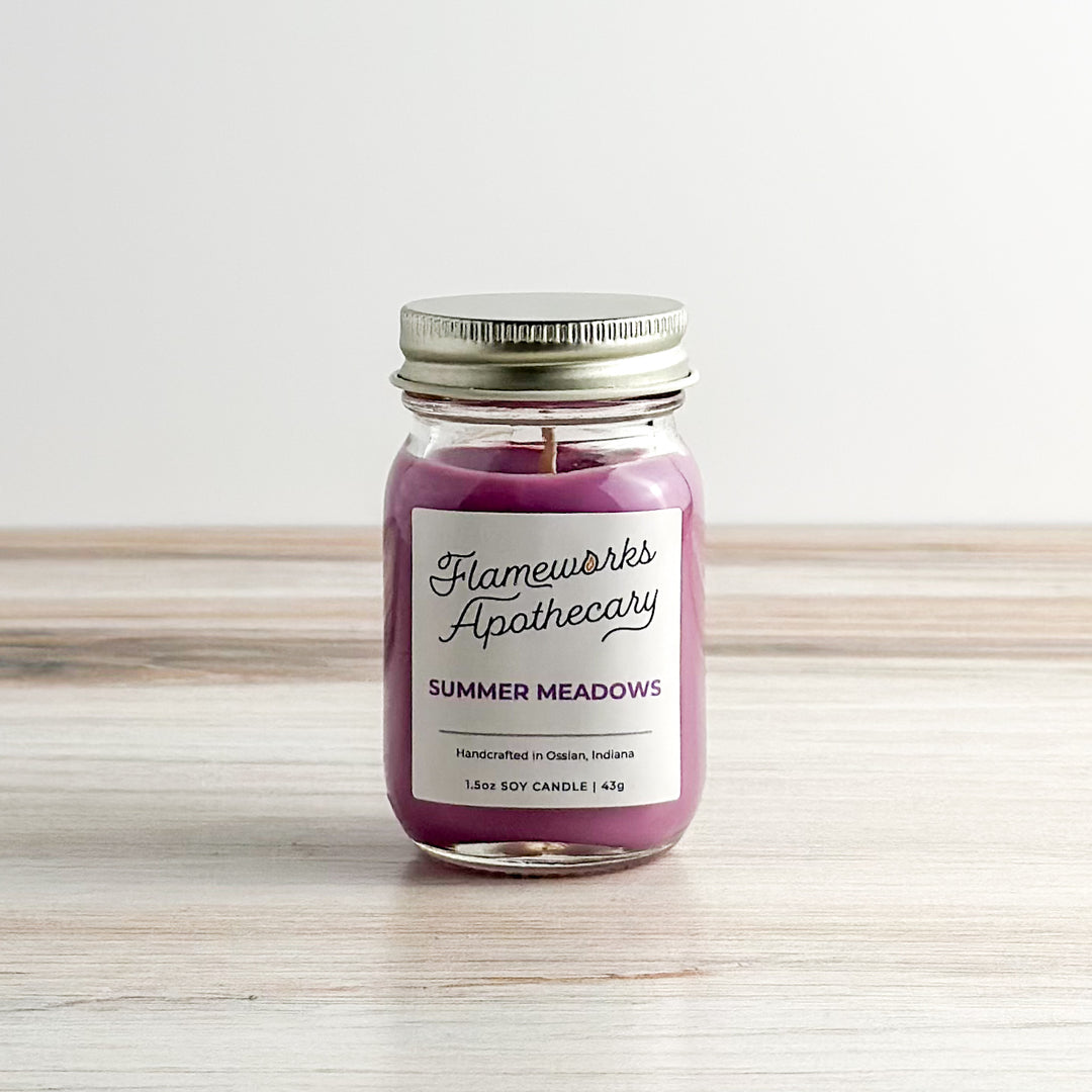 Summer Meadows 1.5 oz Mini Mason Jar Candle
