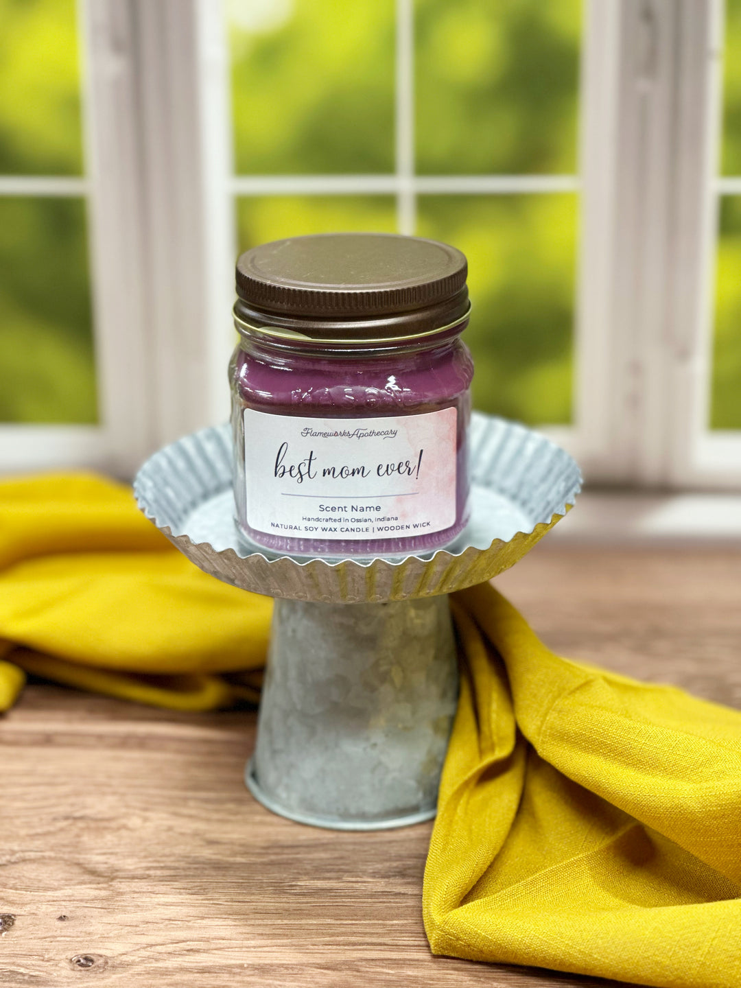 Mother's Day 8 oz Mason Jar Candle