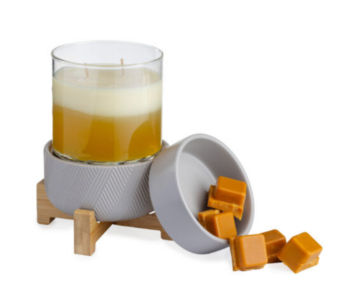 Wooden Pedestal Wax Warmer