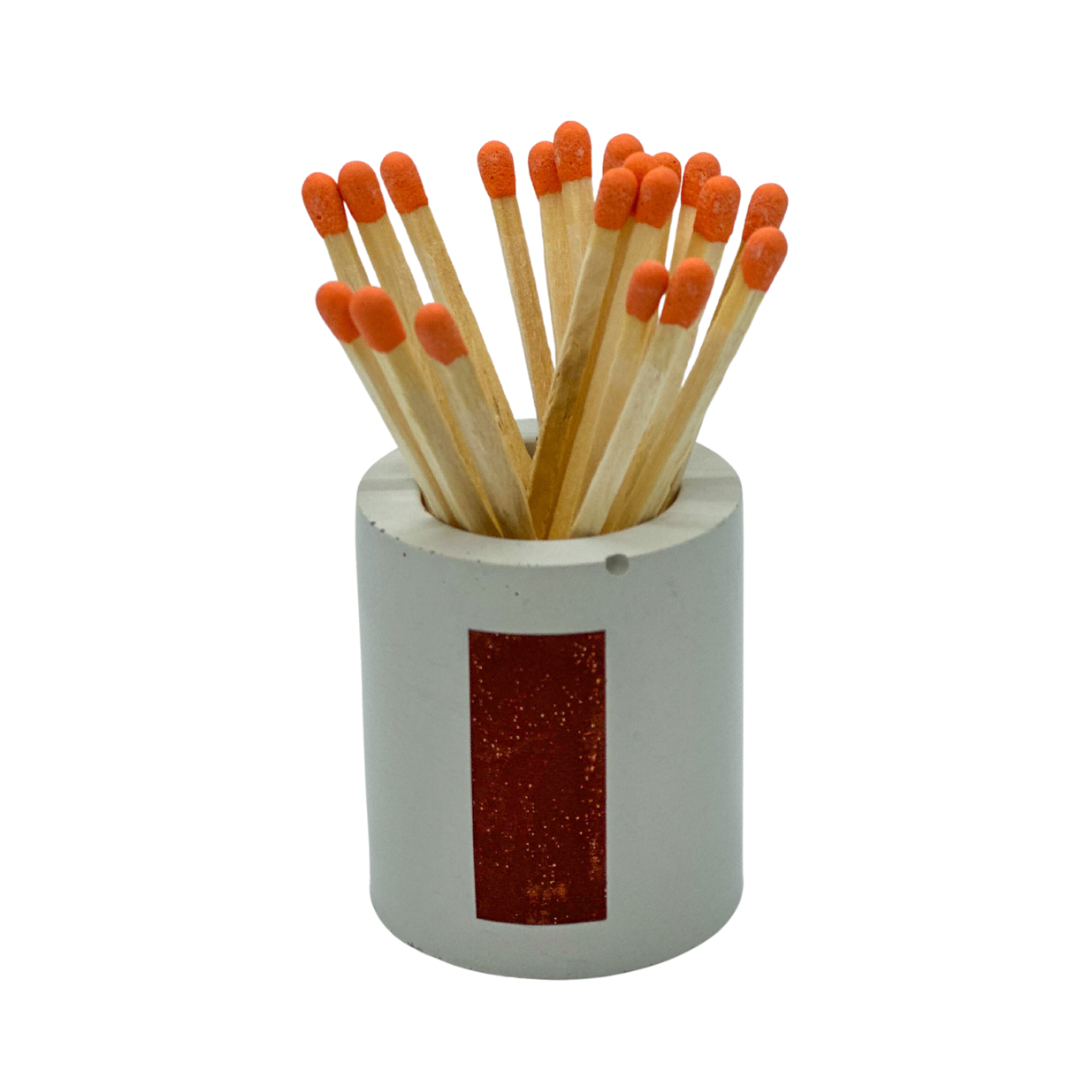 Concrete Match Holder