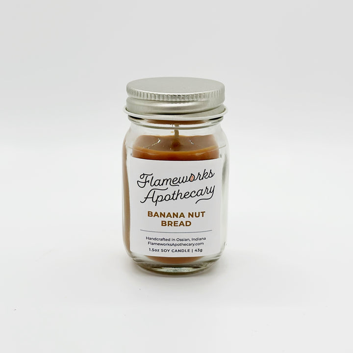 Banana Nut Bread 1.5 oz Mini Mason Jar Candle