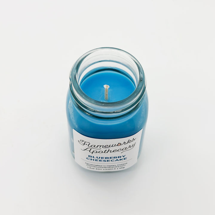 Blueberry Cheesecake 1.5 oz Mini Mason Jar Candle