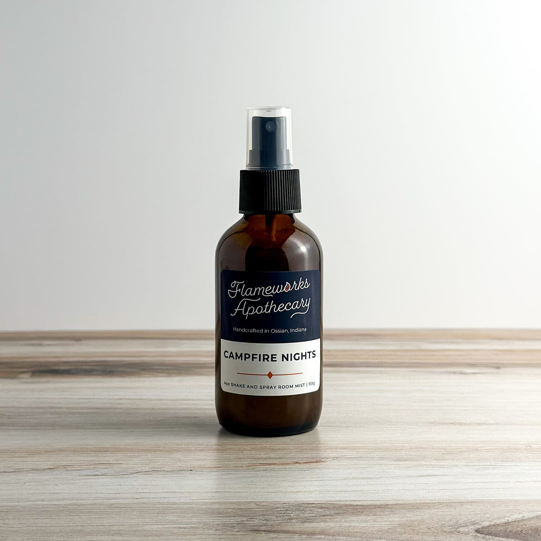 Campfire Nights 4 oz Shake and Spray Room Mist
