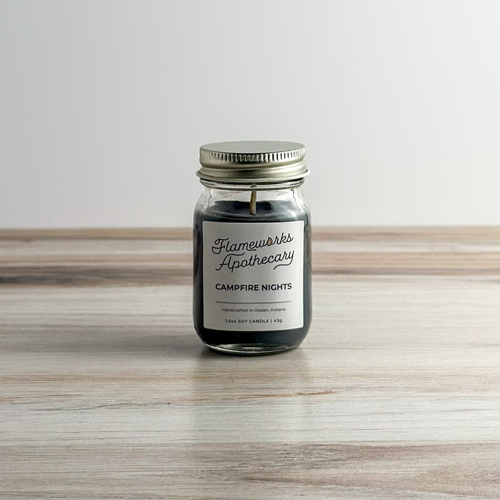 Campfire Nights 1.5 oz Mini Mason Jar Candle