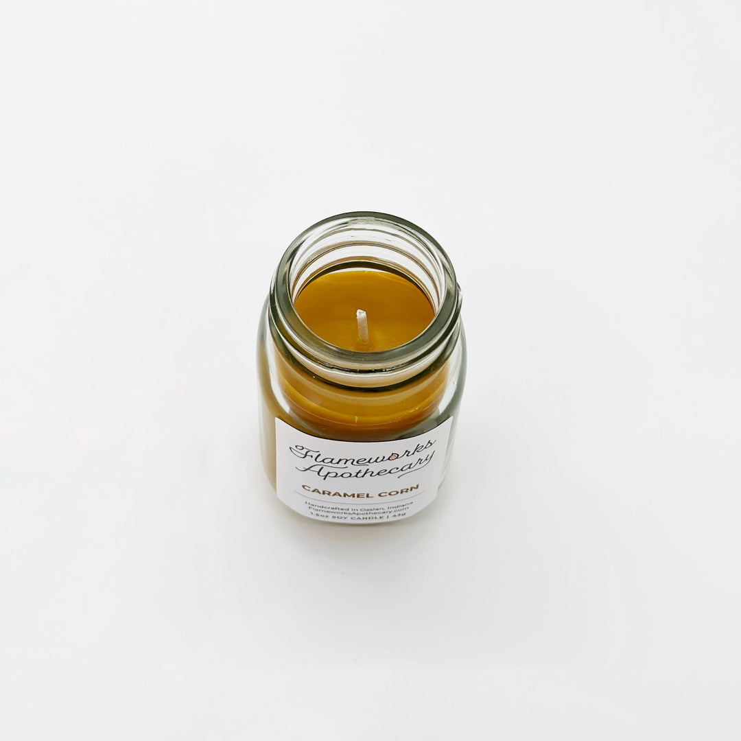 Caramel Corn 1.5 oz Mini Mason Jar Candle