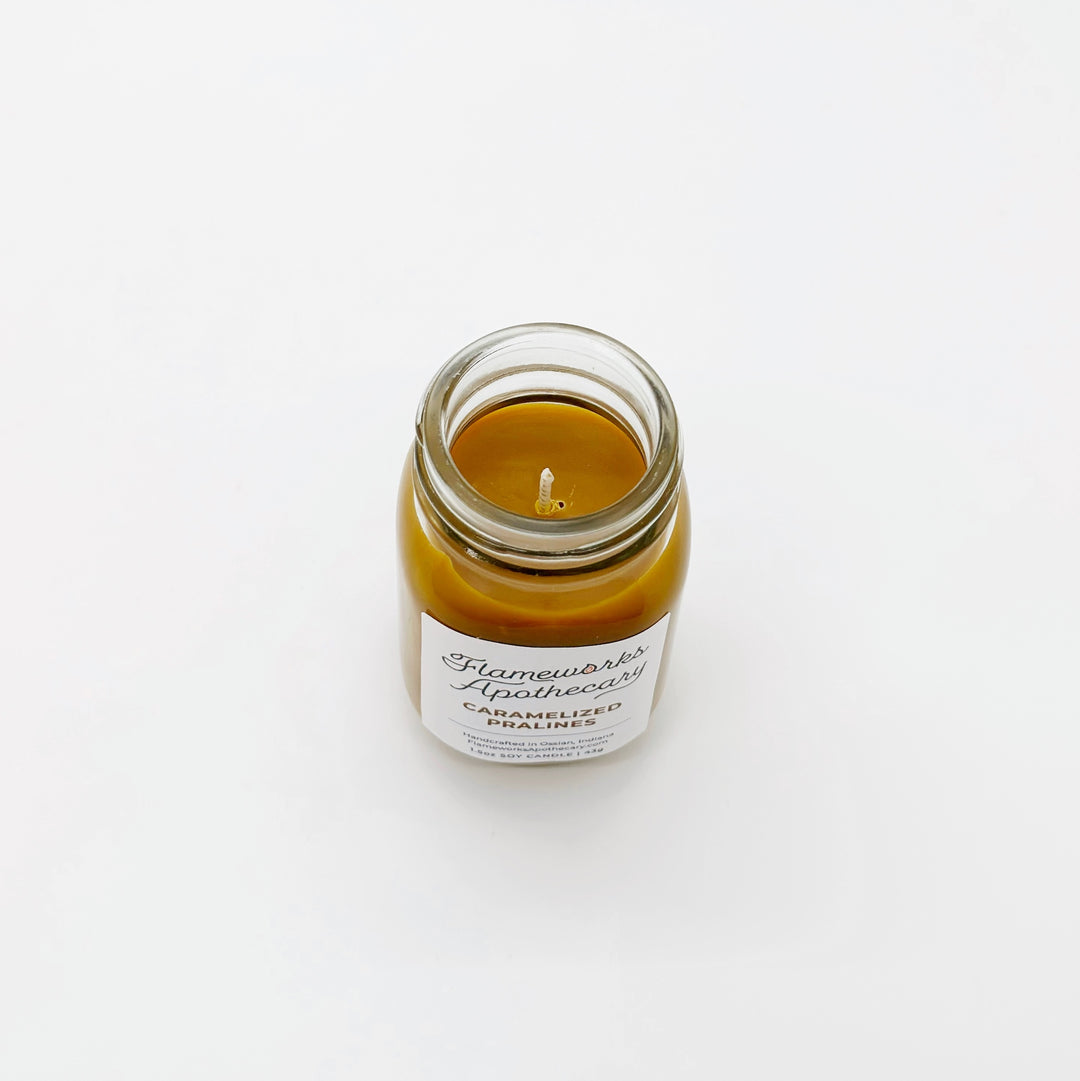 Caramelized Pralines 1.5 oz Mini Mason Jar Candle