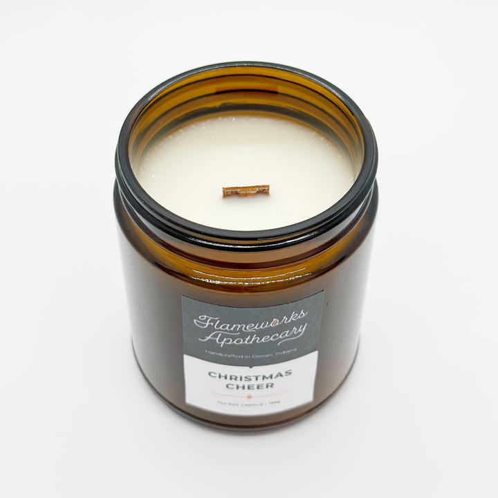 Christmas Cheer 7 oz Amber Jar Candle