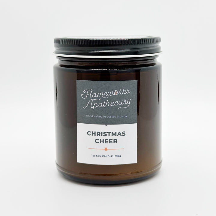 Christmas Cheer 7 oz Amber Jar Candle