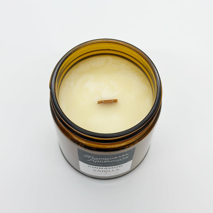 Cinnamon + Vanilla 7 oz Amber Jar Candle
