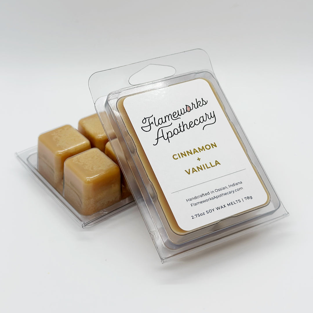 Cinnamon + Vanilla 2.75 oz Wax Melts