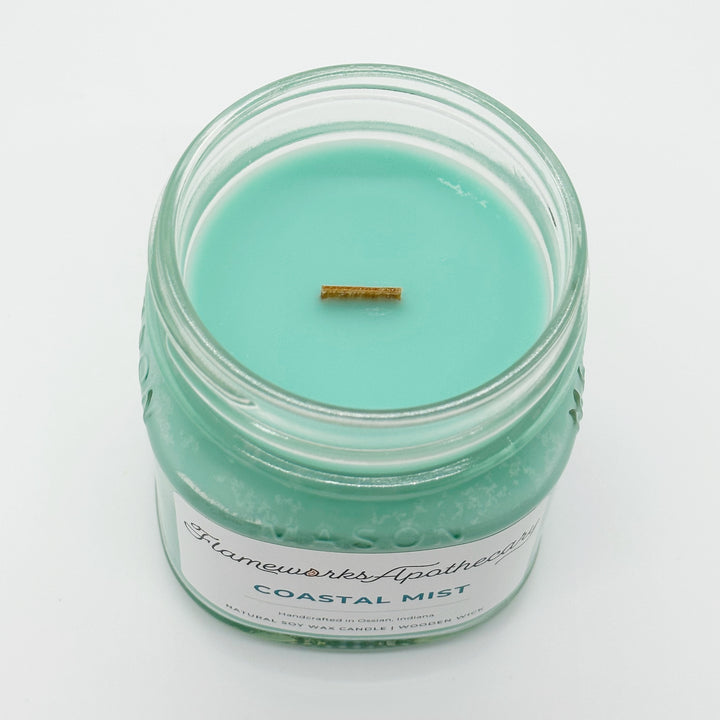 Coastal Mist 8 oz Mason Jar Candle