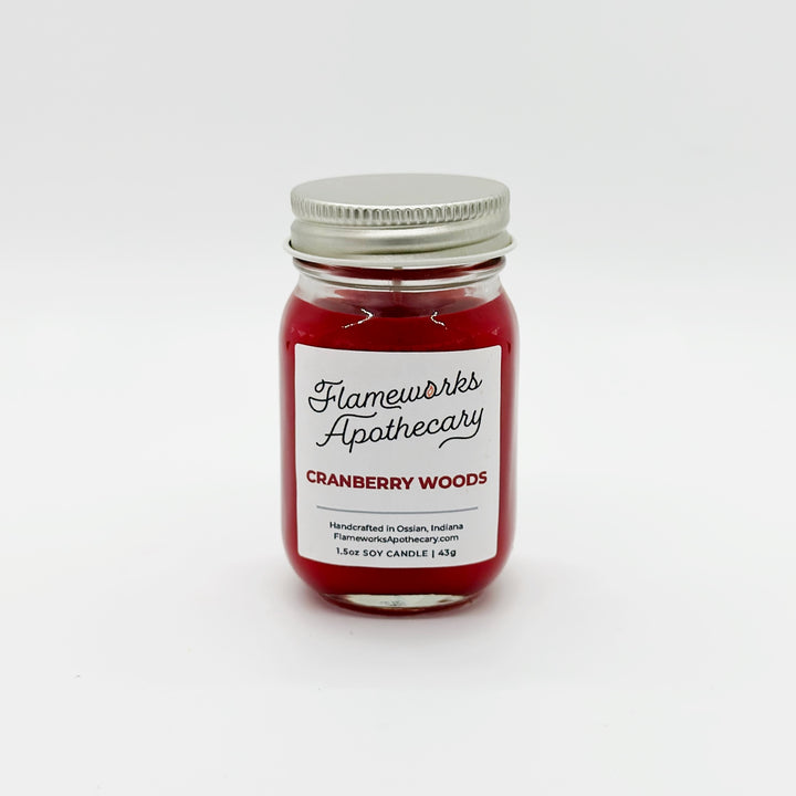 Cranberry Woods 1.5 oz Mini Mason Jar Candle