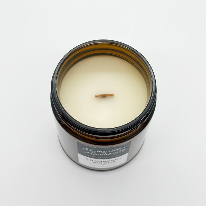 Cranberry Woods 7 oz Amber Jar Candle