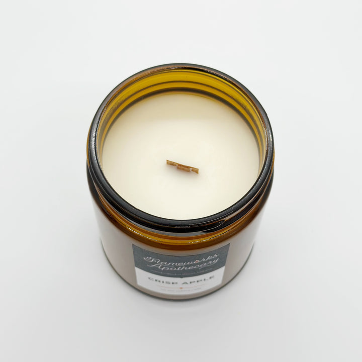 Crisp Apple 7 oz Amber Jar Candle