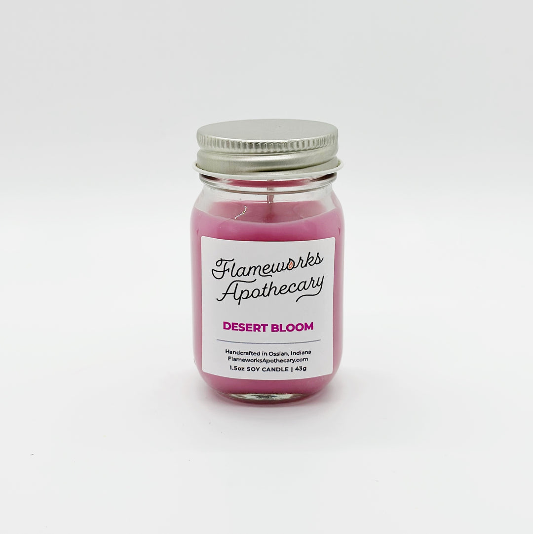 Desert Bloom 1.5 oz Mini Mason Jar Candle