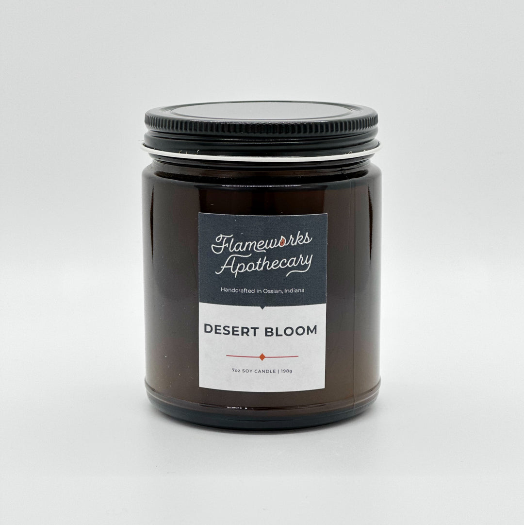 Desert Bloom 7 oz Amber Jar Candle
