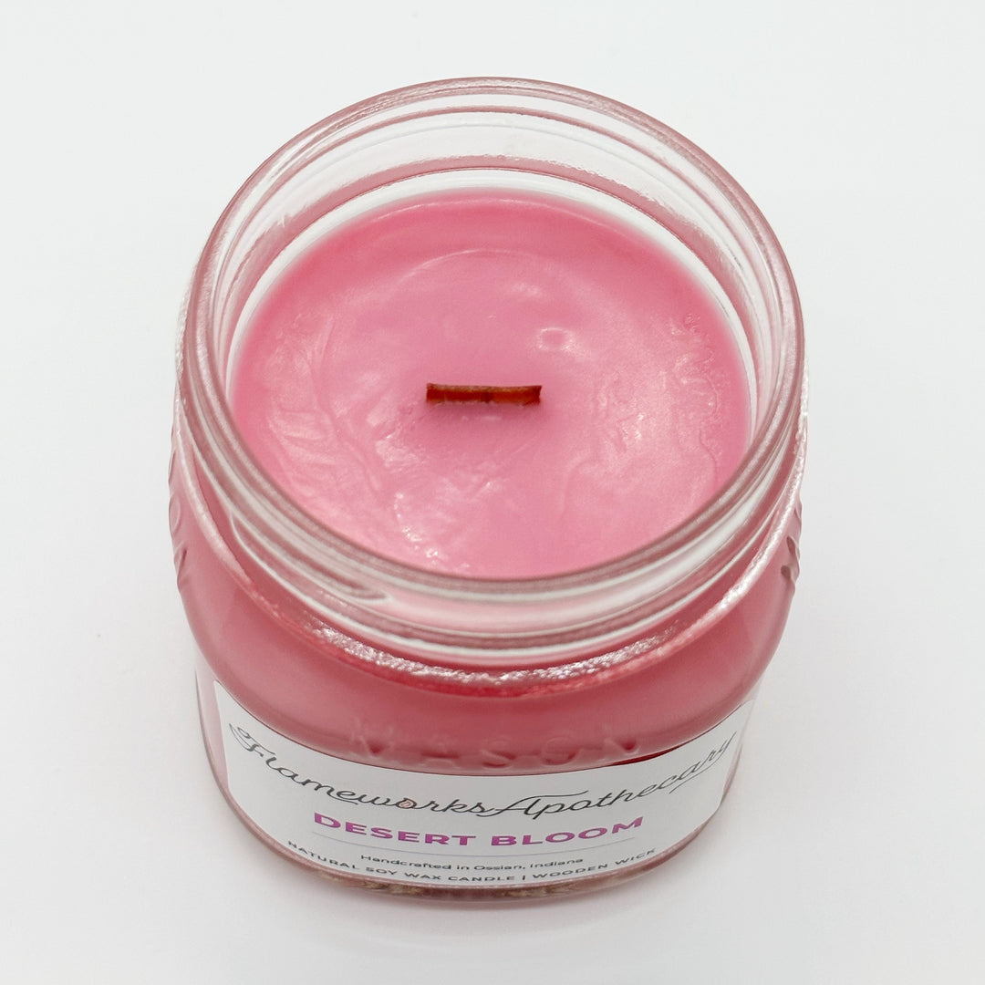 Desert Bloom 8 oz Mason Jar Candle