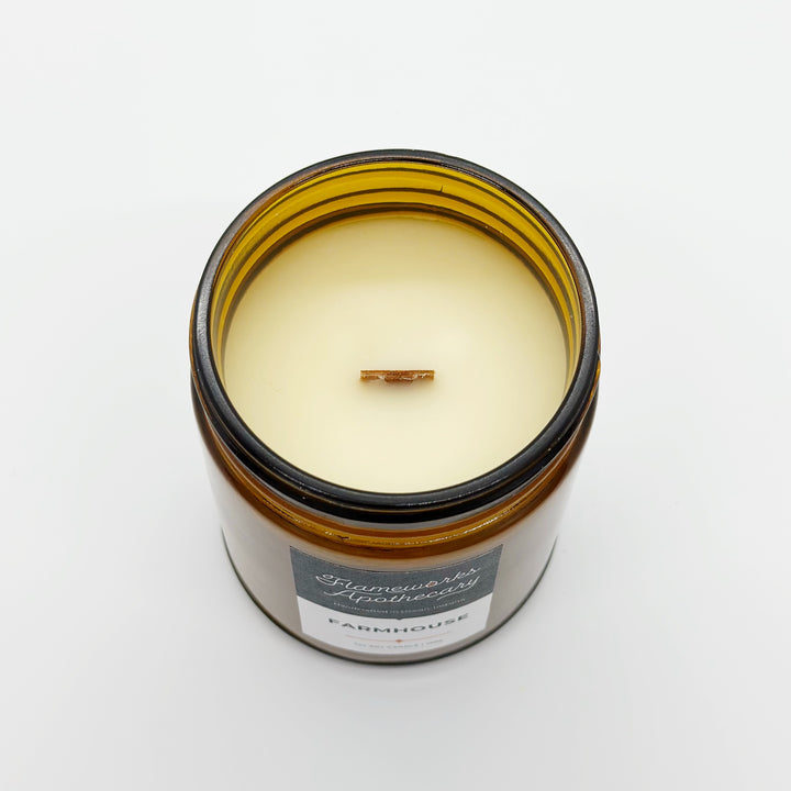 Farmhouse 7 oz Amber Jar Candle