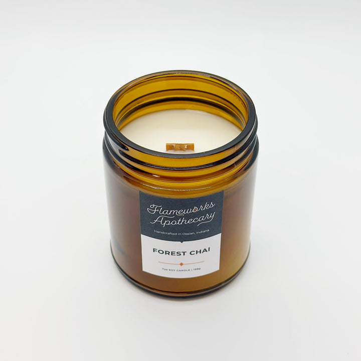 Forest Chai 7 oz Amber Jar Candle