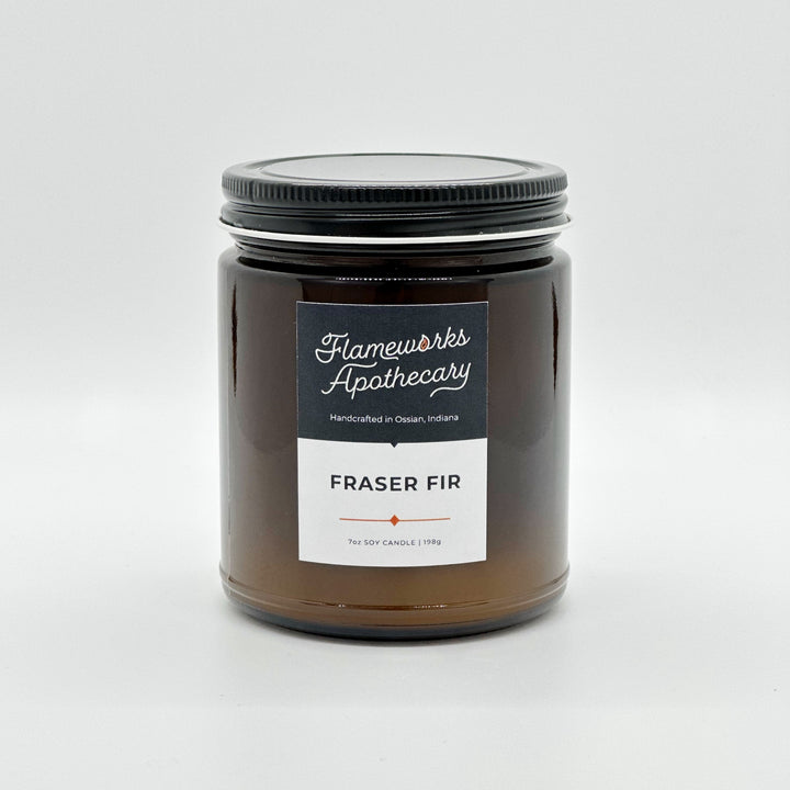 Fraser Fir 7 oz Amber Jar Candle