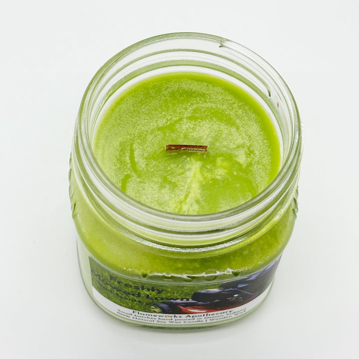 Freshly Mowed Lawn 8 oz Mason Jar Candle
