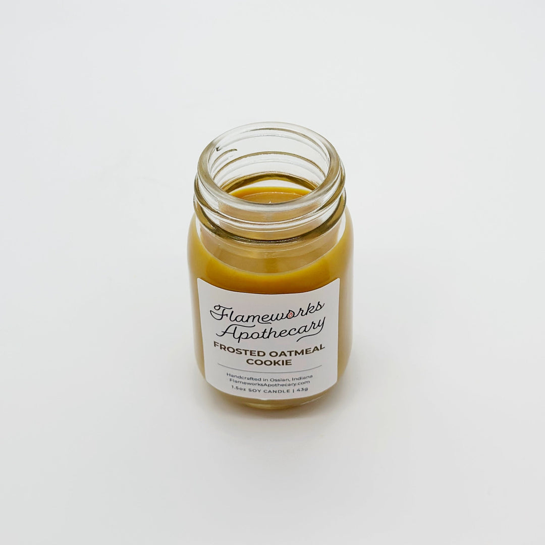 Frosted Oatmeal Cookie 1.5 oz Mini Mason Jar Candle