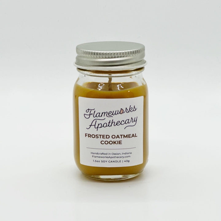 Frosted Oatmeal Cookie 1.5 oz Mini Mason Jar Candle