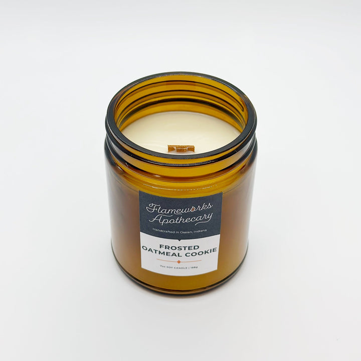 Frosted Oatmeal Cookie 7 oz Amber Jar Candle