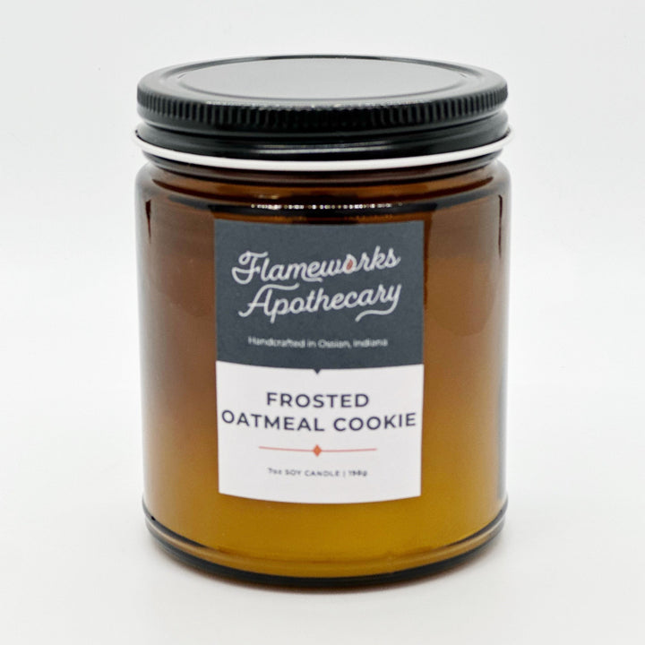 Frosted Oatmeal Cookie 7 oz Amber Jar Candle