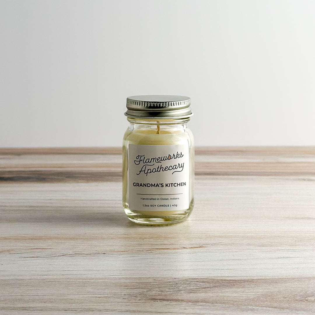 Grandma's Kitchen 1.5 oz Mini Mason Jar Candle