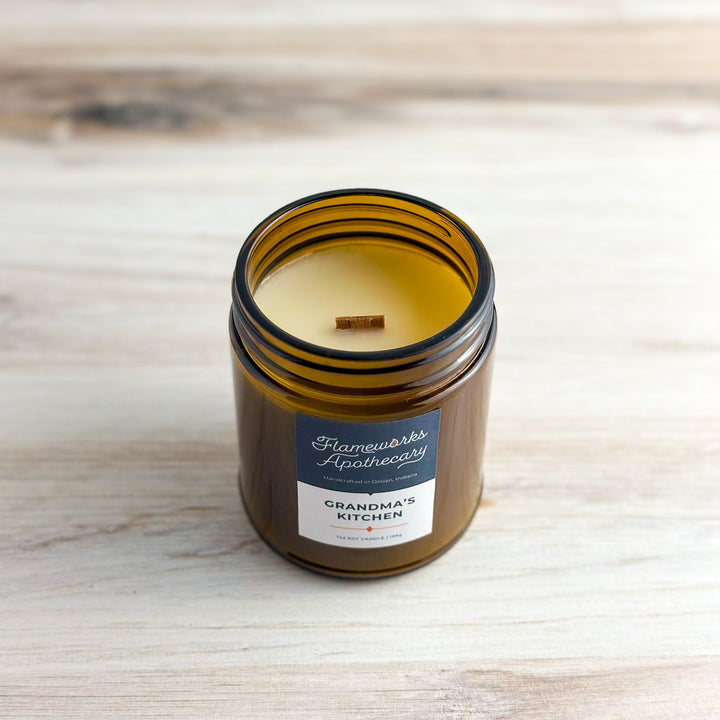 Grandma's Kitchen 7 oz Amber Jar Candle
