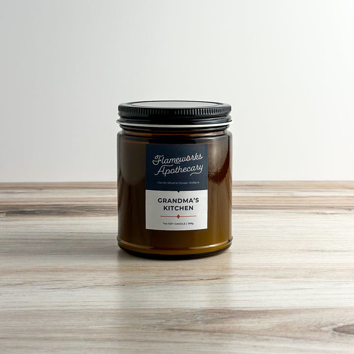 Grandma's Kitchen 7 oz Amber Jar Candle