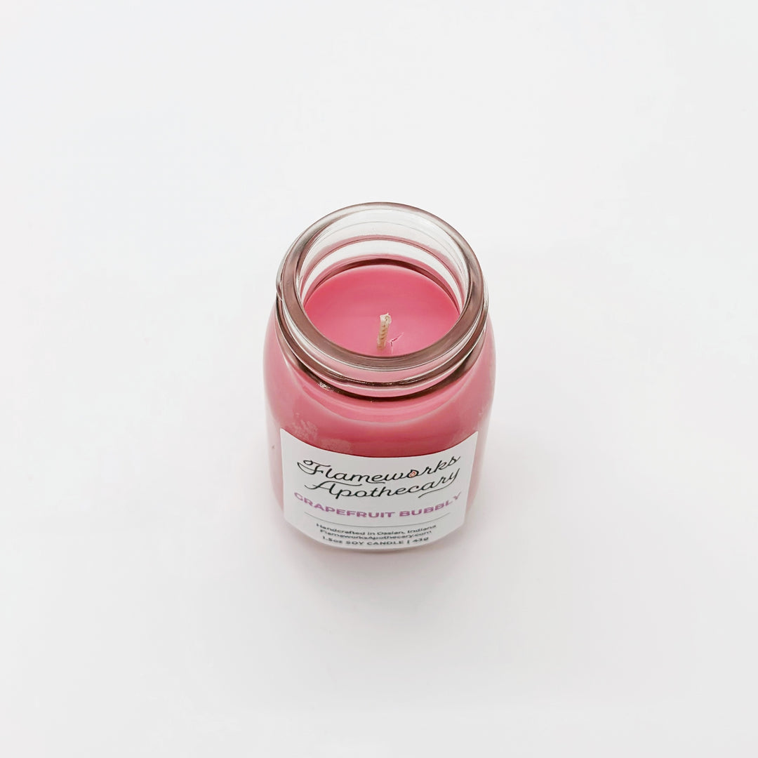 Grapefruit Bubbly 1.5 oz Mini Mason Jar Candle
