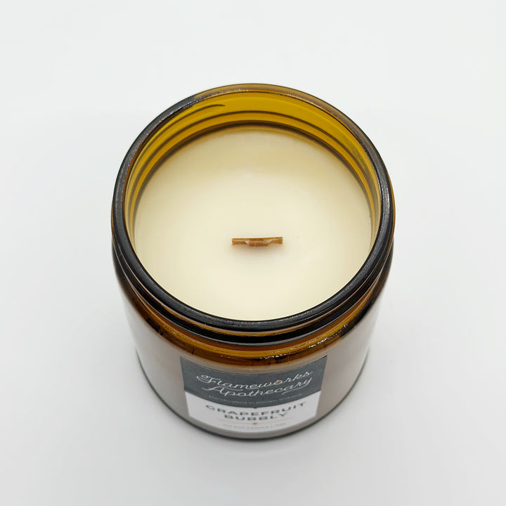 Grapefruit Bubbly 7 oz Amber Jar Candle