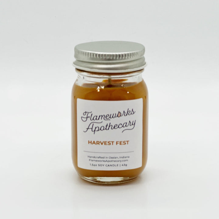 Harvest Fest 1.5 oz Mini Mason Jar Candle