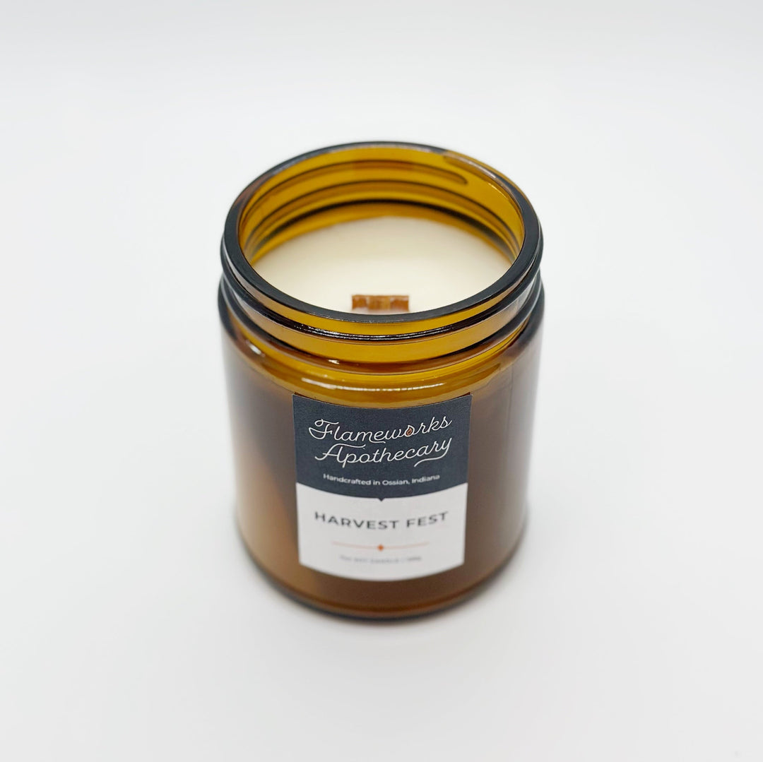 Harvest Fest 7 oz Amber Jar Candle