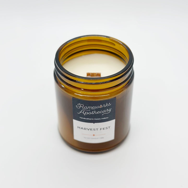 Harvest Fest 7 oz Amber Jar Candle